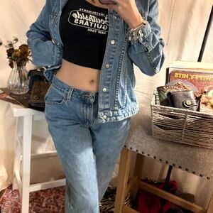 Levi's vintage classic relaxed 550 blue denim jeans